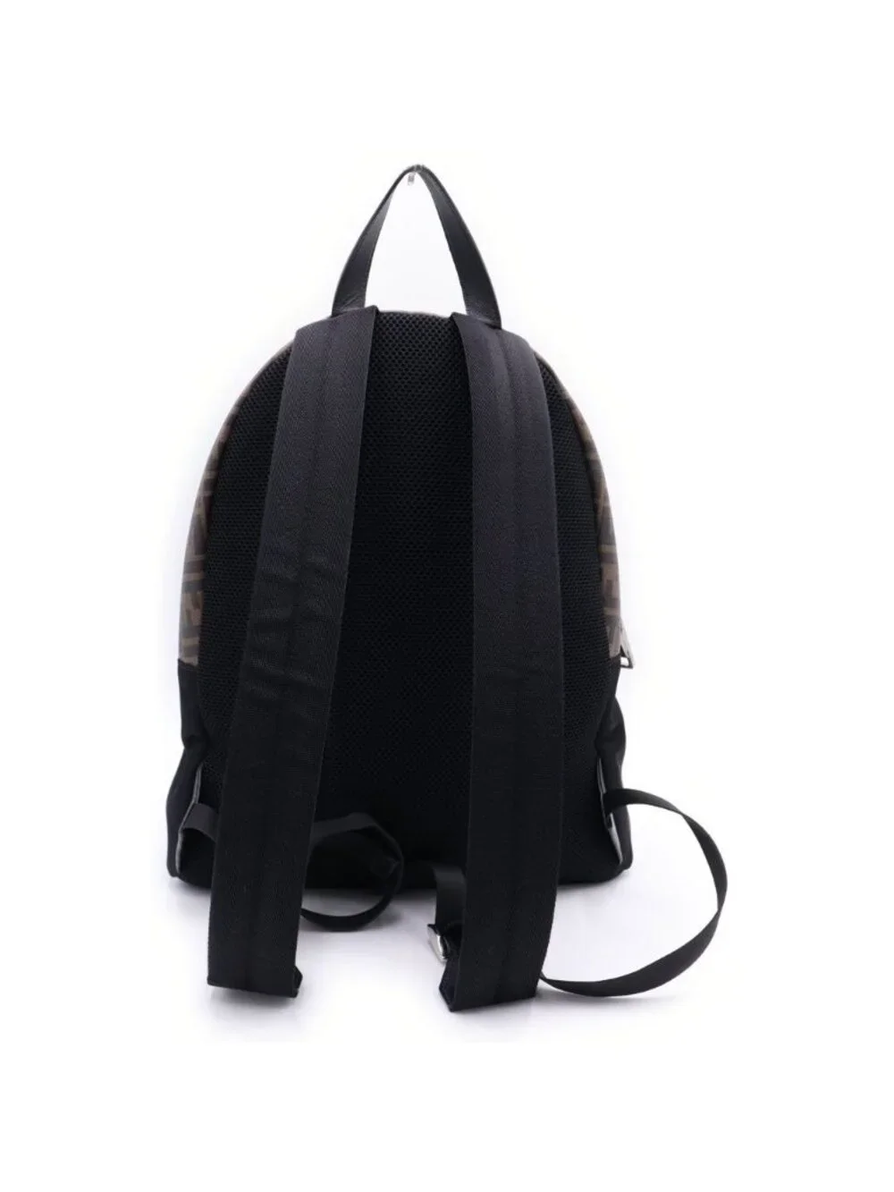 Fendi Zucca Pattern Backpack Brown Black